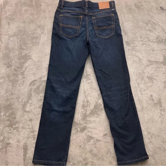 Lucky Brand Classic Straight Dark Wash  Blue Denim Boys Size 18 - Picture 4 of 9